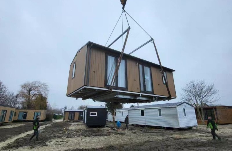 Neue Mietunterkünfte auf dem Campingplatz